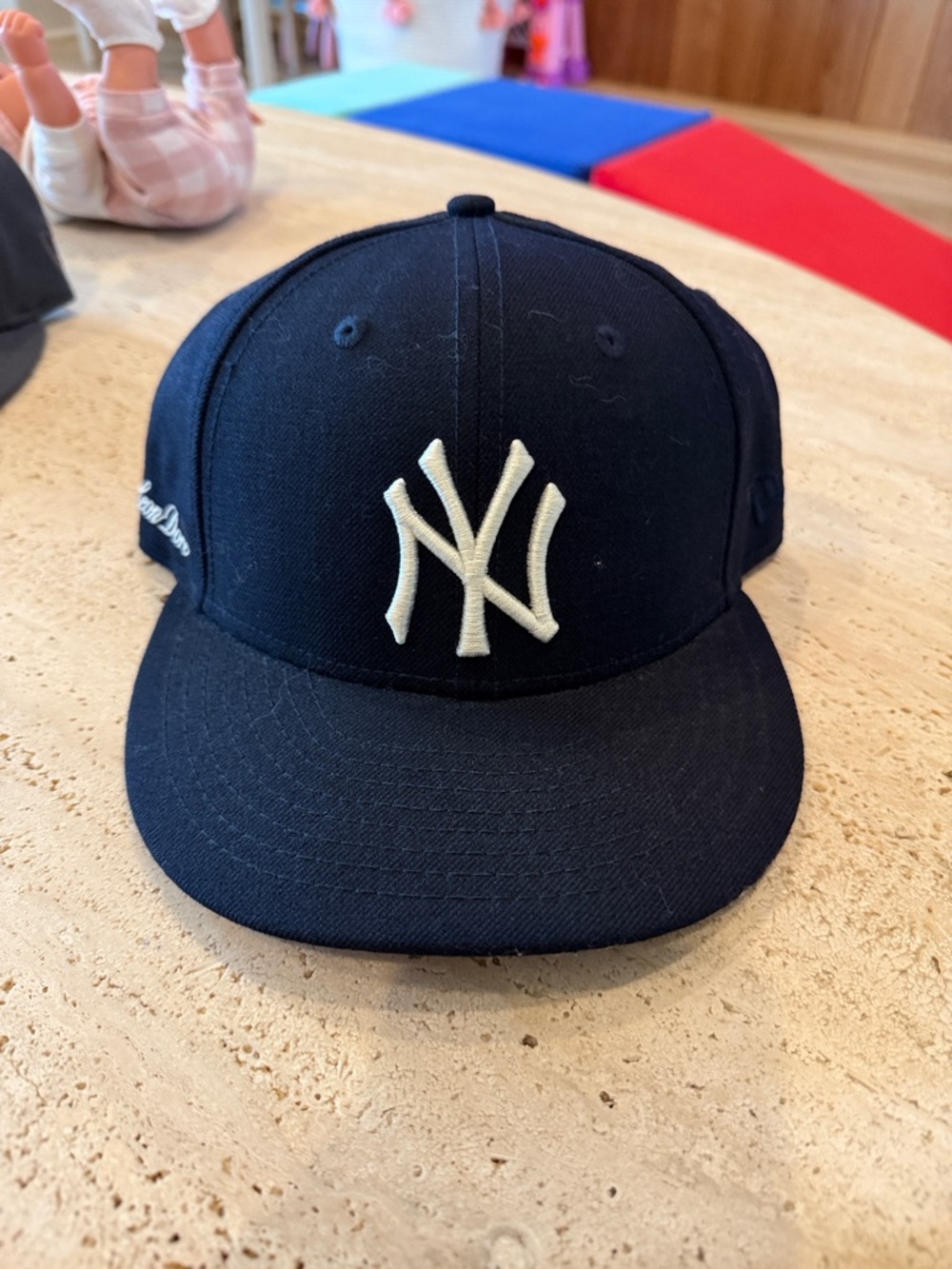 Aime Leon Dore new Era Navy baseball Cap with White NY Logo